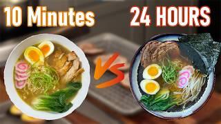 10 Minute vs. 24 HOUR INSTANT RAMEN