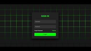 HACKER  Login Page Using HTML and CSS