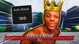 1v1 Rank 100 EZ Speedrun  (The Strongest Battlegrounds)