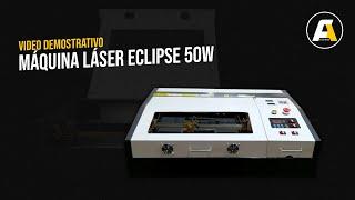 Máquina Láser CO2 50W Eclipse 4040 Corte Láser Esferas Navidad Grabado Faomic Mascotas Acrilico MDF