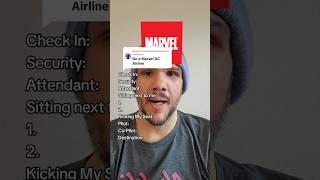 Taking a Flight on a Marvel & DC Airline