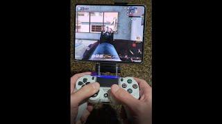 Playing CoD Mobile on the Galaxy Z Fold 3 using a playstation 4 controller!!