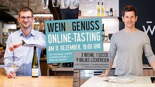 Wein&Genuss - Online Tasting mit Wajos und Weingut Walter J. Oster - Ankündigung