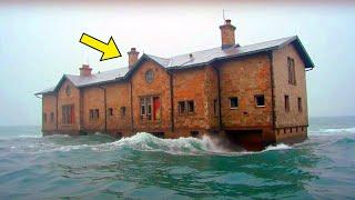 Man Inherits Floating Lake House, Then Takes A Look Inside