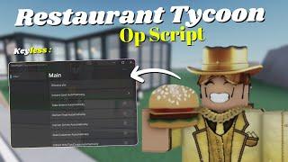 *NEW* Restaurant Tycoon 2 Script | Pastebin 2025 | Keyless