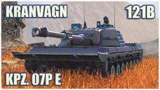 121B, Kpz. 07P(E) & Kranvagn • WoT Blitz Gameplay