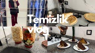 Bir annenin günlük temizlik rutini | tava böreği | akşam yemeği hazırlığı | günlük vlog