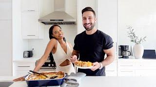 Cooking GREEK lemon chicken for my fiancé for the first time