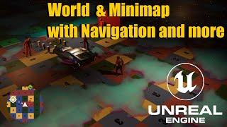 World & Minimap with Navigation, Markers and more in UE5. Downloads for Patrons