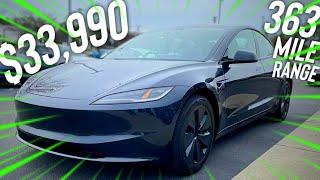 363 Mile Range Tesla Now $33,990! 