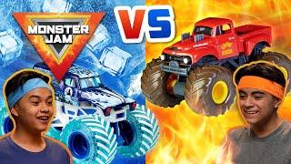 Monster Jam FIRE vs ICE Challenge! | MONSTER JAM Revved Up Recaps Season 5 Episode 5