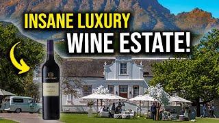 We SLEPT at a LUXURY Wine ESTATE!!