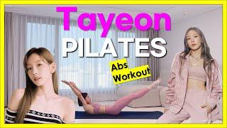 SNSD TAEYEON INSPIRED PILATES WORKOUT/11 LINE ABS WORKOUT / No Equipment