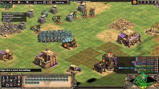 AOE2:DE Rathas Looking good 3vs4 Land Nomad