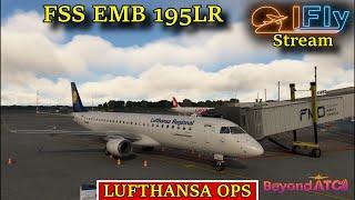 MSFS | FSS 195LR | LUFTHANSA CITYLINE OPS | EDDG/EDDF/EGLC