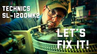 Fixing a Technics SL-1200Mk2  (How To Unstick It)