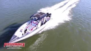 2017 Sunsation 32CCX powered by twin Mercury 350 offered by Performance Boat Center