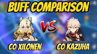 C0 Xilonen vs C0 Kazuha buff comparison | Genshin Impact