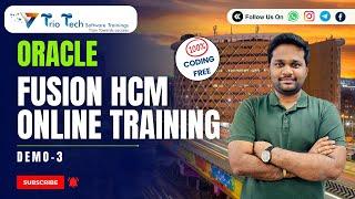 Oracle Fusion HCM Training | Oracle Fusion HCM  Cloud  | Oracle Fusion HCM Certification Demo-3