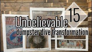 Dumpster Diving | Windows l Frames | Ideas | Repurposing Trash to Treasure | DIY | Home Decor