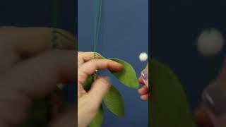 #feltflowers #mistletoe #feltmistletoe #diychristmasdecor #diychristmasdecoration #feltmistletoe