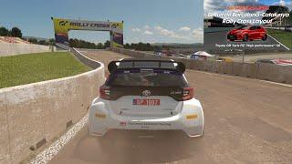 GT7 | Lap Time Challenge | Circuit de Barcelona-Catalunya Rallycross Layout | Toyota GR Yaris RZ