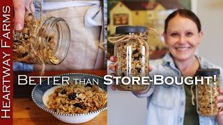 How to make the BEST Homemade Granola | Easy Recipe