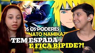 REACT TODOS OS PODERES DO MINATO | EI NERD