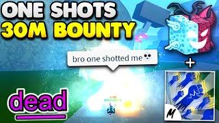 This SPIRIT COMBO One Shots 30M Bounty Boost... (Blox Fruits)