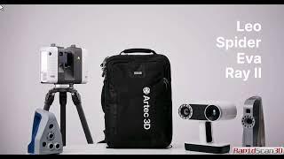 Artec 3D Backpack - Artec Leo, Artec Space Spider, Artec Eva and Artec Ray