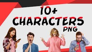 TOP 10+ Best Character png Free Download Link, gfx pack