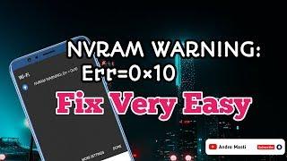 Wifi NVRAM WARNING: Err = 0x10 Fixed Mt6580 3 18 19