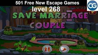 [Walkthrough] 501 Free New Escape Games level 268 - Save marriage couple - Complete Game