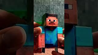 Papercraft STEVE #minecraft #papercraft #shorts