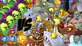 Plants vs Zombies 2 Epic Hack : Dusk Lobber vs Each Zombots Specials!