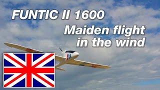 EPO Funtic II (ekv. Robbe Funtastic) 1600 - Maiden flight in the wind