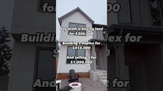 Duplex guy math #explore #build #realestate #newconstruction #development