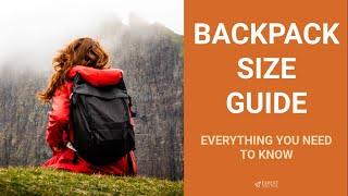 Backpack Size Guide: Everything You Need To Know