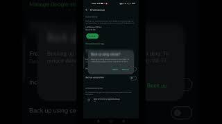 How to backup your WhatsApp chat/ whatsapp chat ka backup kaise le... #viral video #youtube #shorts