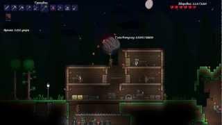 Terraria - Часть 10 - Глаз ктулху и пещера искажения