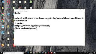free vps/rdp 1 month without credit card or iban