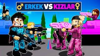 KIZLAR VE ERKEKLER SAVAŞ OYUNU - Roblox Boys Vs Girls