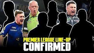 PREMIER LEAGUE DARTS LINE UP REVEALED! - Shock a HUGE STAR left out