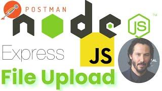 Nodejs Expressjs File Upload Easy and Fast (no multer).