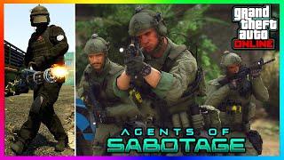 UNLOCK NEW MILITARY OUTFITS, Free Cars, AGENTS Of Sabotage, Money, GTA 5 DLC 2024(GTA Online Update)