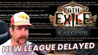 POE League Delayed and New Event Coming