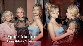 Apple Martin’s Stunning Debut Custom Valentino at Le Bal des Débutantes