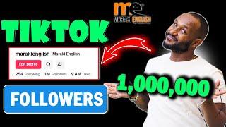 1 million followers ገብተናል