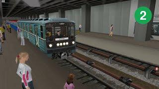 Замоскворецкая линия ММ в Trainz 12 (1 путь от Красногвардейской)