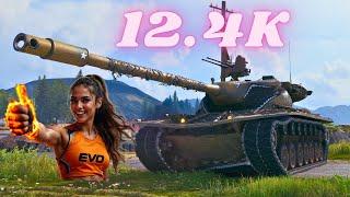 T57 Heavy Tank 12.4K Damage 6 frags World of Tanks ,WoT ,Games replay